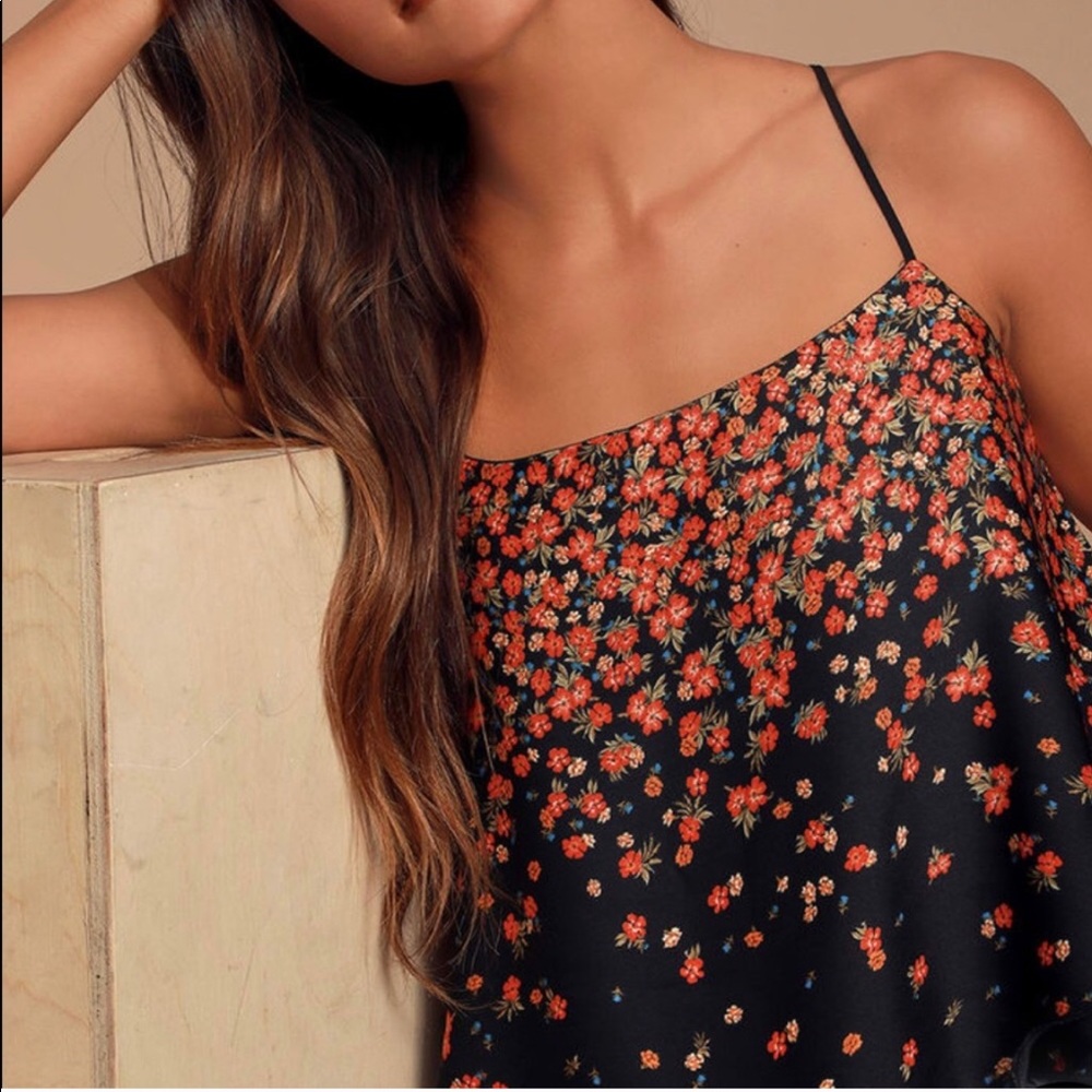 Floral printed tunic top - Picture 3 of 8